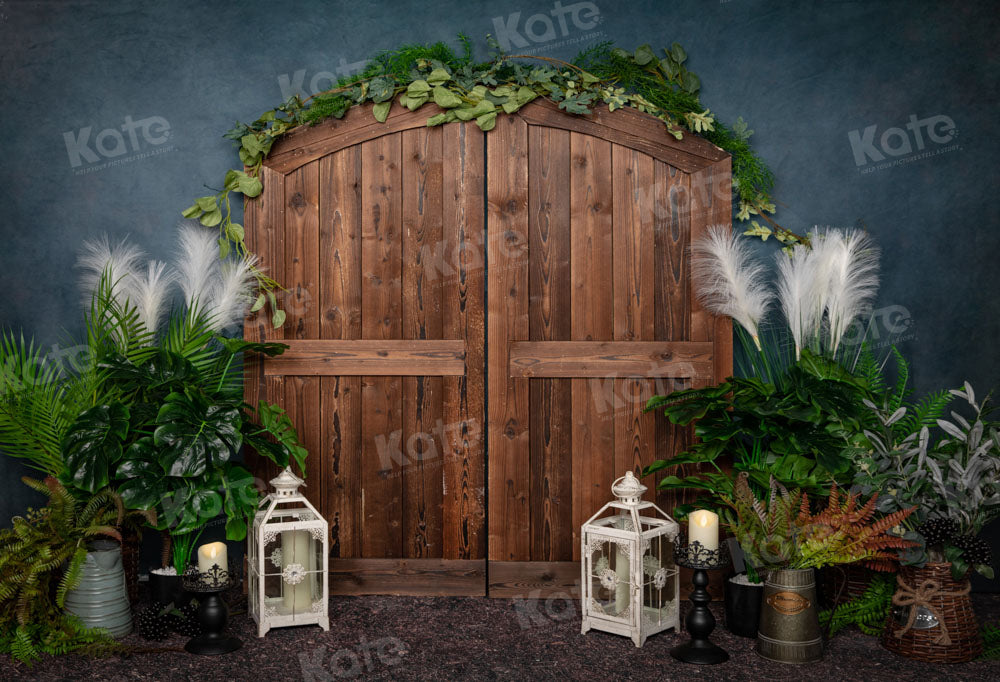 Kate Spring Wood Gate Backdrop Designed by Emetselch