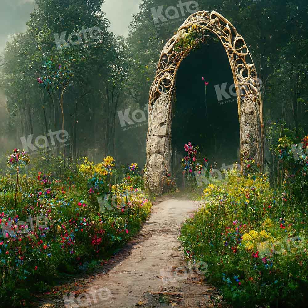 Kate Spring Flower Garden Arch Backdrop Designed by Chain Photography