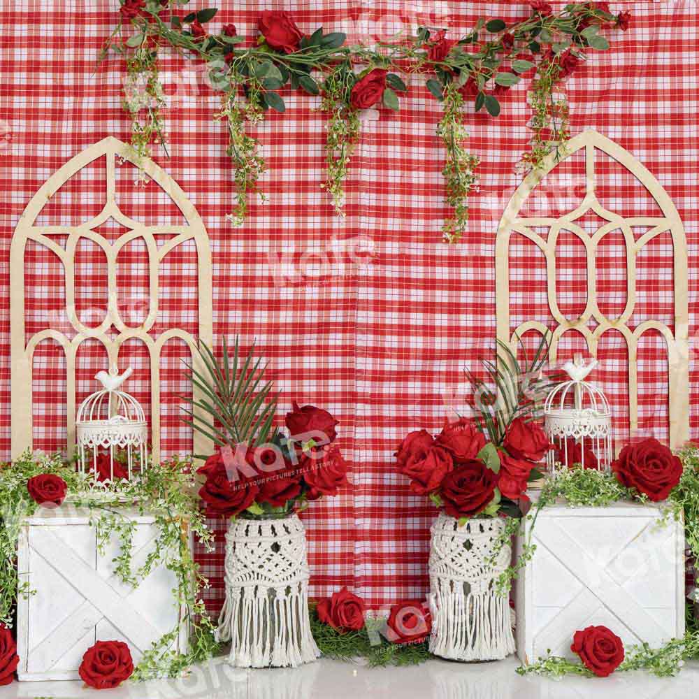 Kate Spring Rose Manor Valentine's Day Backdrop Designed by Emetselch