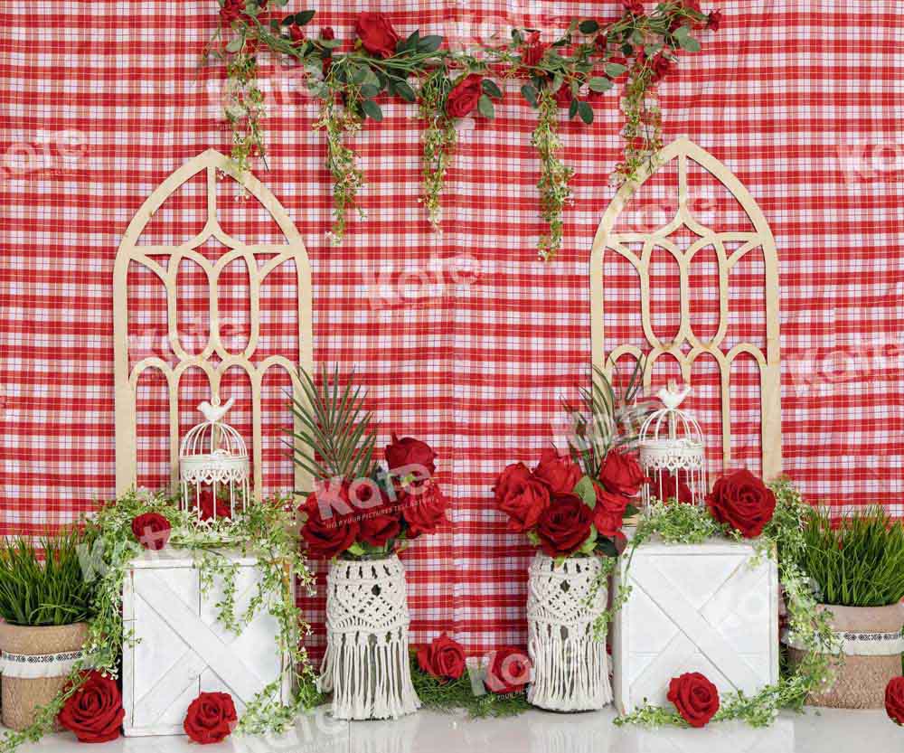 Kate Spring Rose Manor Valentine's Day Backdrop Designed by Emetselch