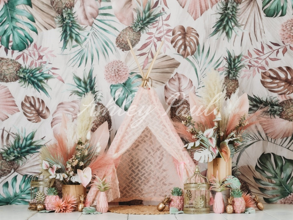 Kate Floral Tent Backdrop Designed by Ashley Paul