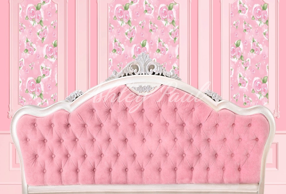 Kate Pink Headboard Boudoir Backdrop Designed by Ashley Paul