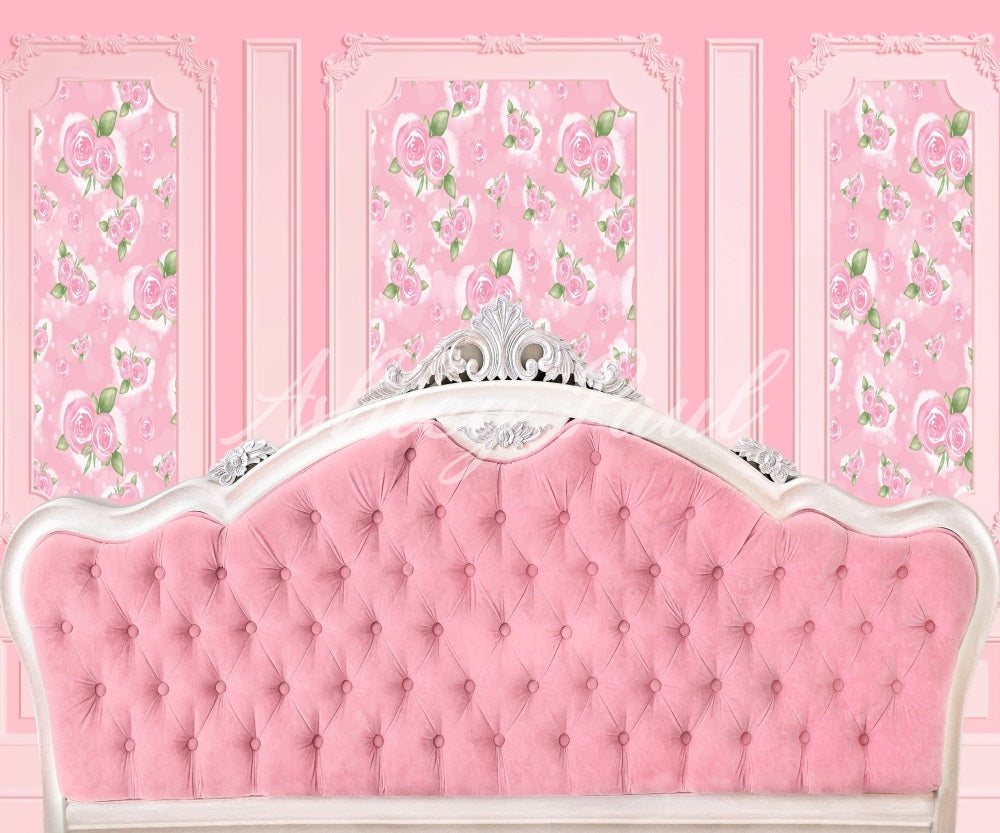 Kate Pink Headboard Boudoir Backdrop Designed by Ashley Paul