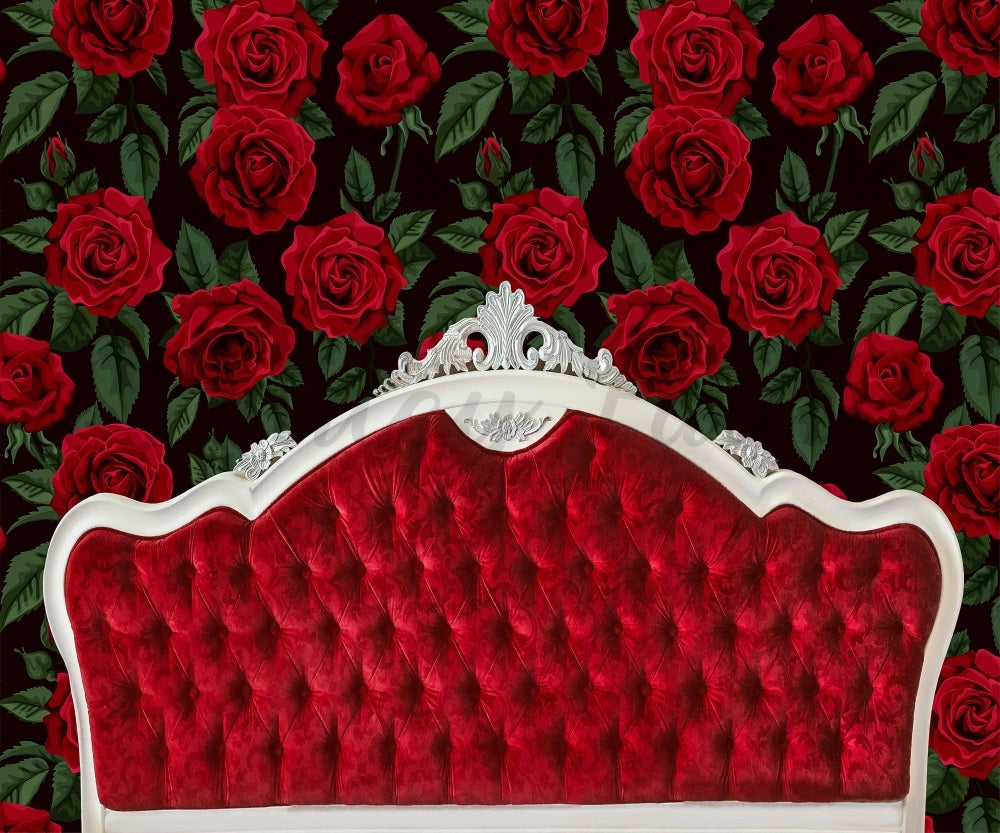Kate Headboard Rose Backdrop Designed by Ashley Paul
