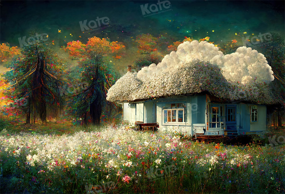 Kate Magic Forest House Art Backdrop for Photography