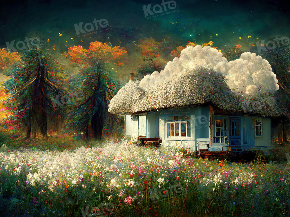 Kate Magic Forest House Art Backdrop for Photography