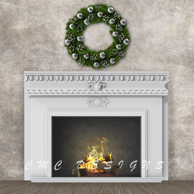 Kate Elegant Holiday Mantle Backdrop Designed by Candice Compton
