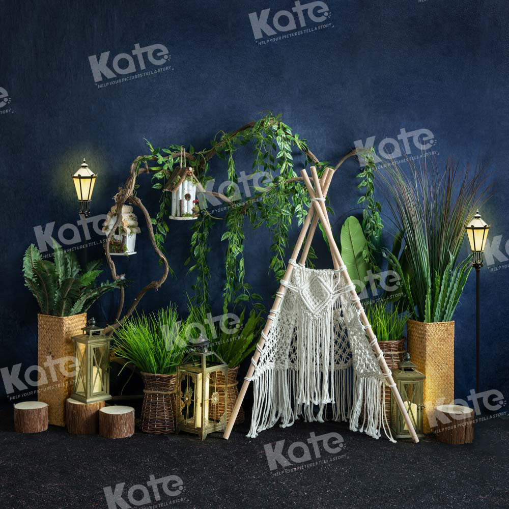 Kate Spring Boho Camping Tent Backdrop Designed by Emetselch
