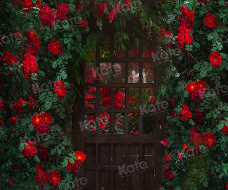 Kate Valentine's Day Rose Mystery Garden Backdrop for Photography