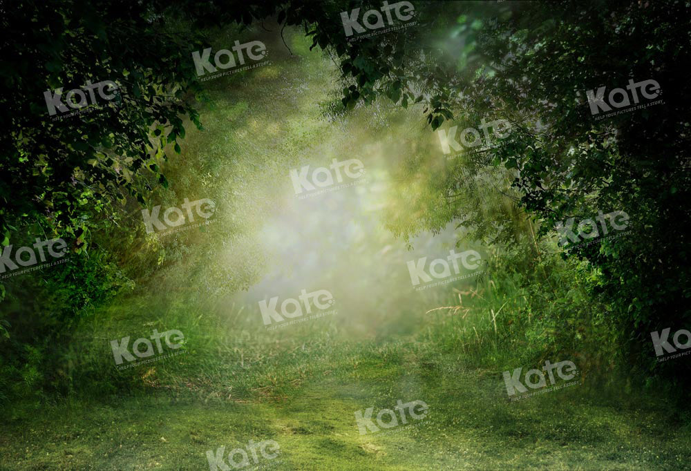 Kate Spring Green Jungle Forest Backdrop Designed by Chain Photography