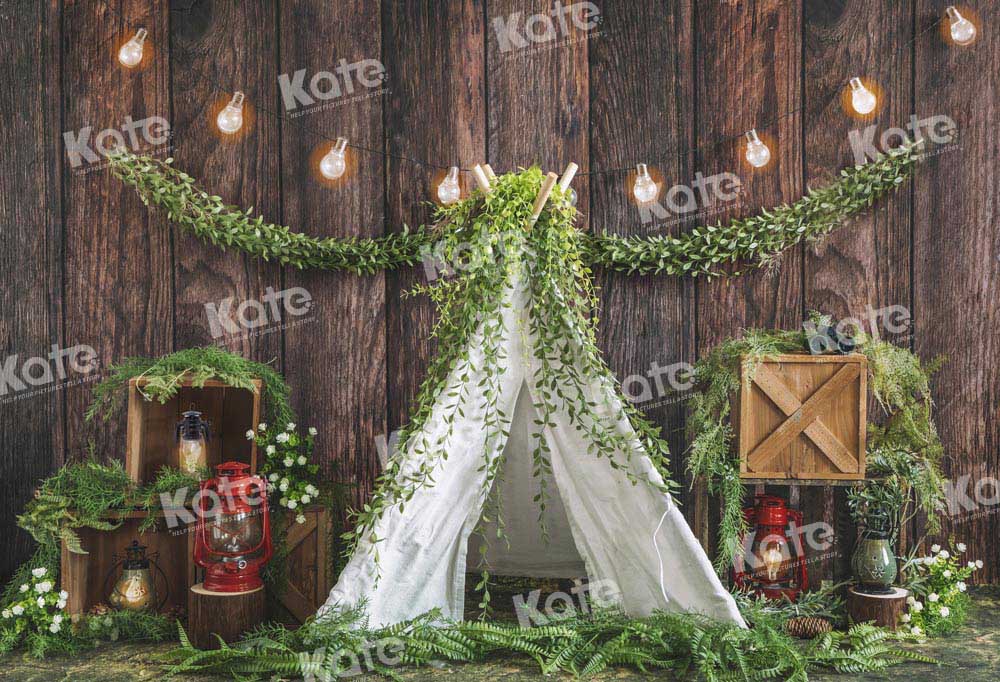 Kate Spring Camping Tent Backdrop Designed by Emetselch