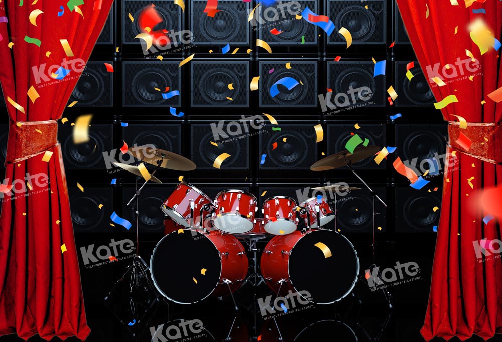 Kate Stage Drum Kit Backdrop Designed by Chain Photography