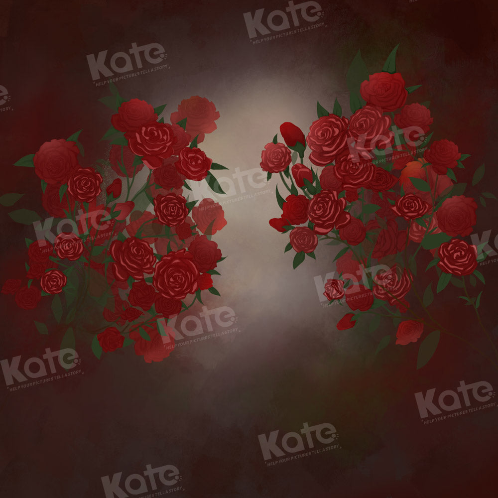 Kate Red Rose Fine Art  Backdrop Designed by GQ