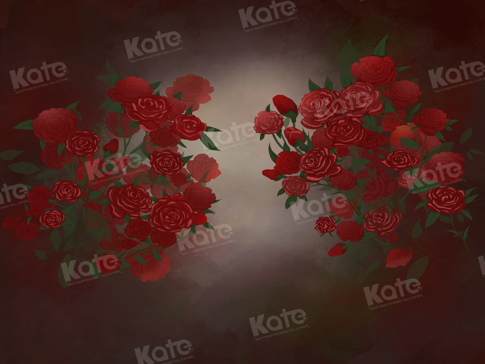 Kate Red Rose Fine Art  Backdrop Designed by GQ