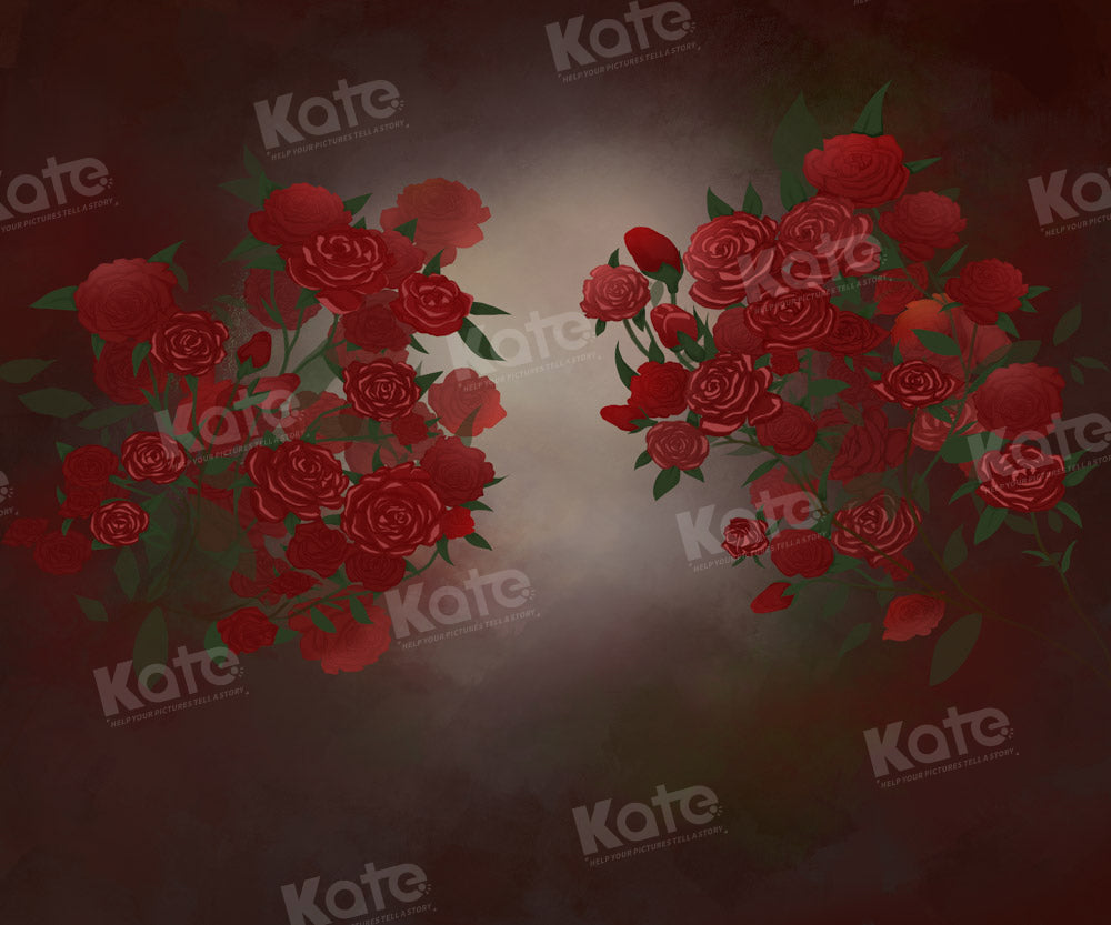 Kate Red Rose Fine Art  Backdrop Designed by GQ