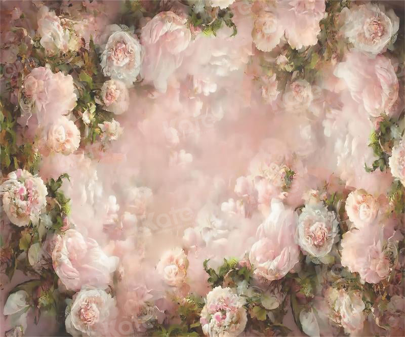 Kate Pink Floral Fine Art Backdrop for Photography