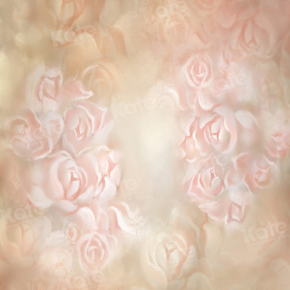 Kate Fine Art Floral Beige Backdrop Designed by GQ
