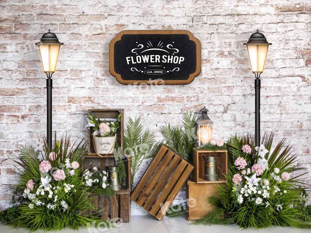 Kate Spring Flower Shop Backdrop Designed by Emetselch