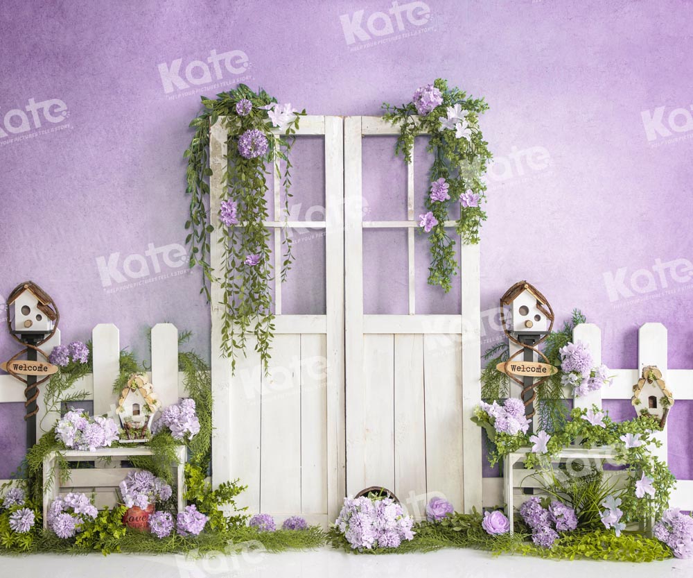 Kate Spring Purple Eden Backdrop Designed by Emetselch