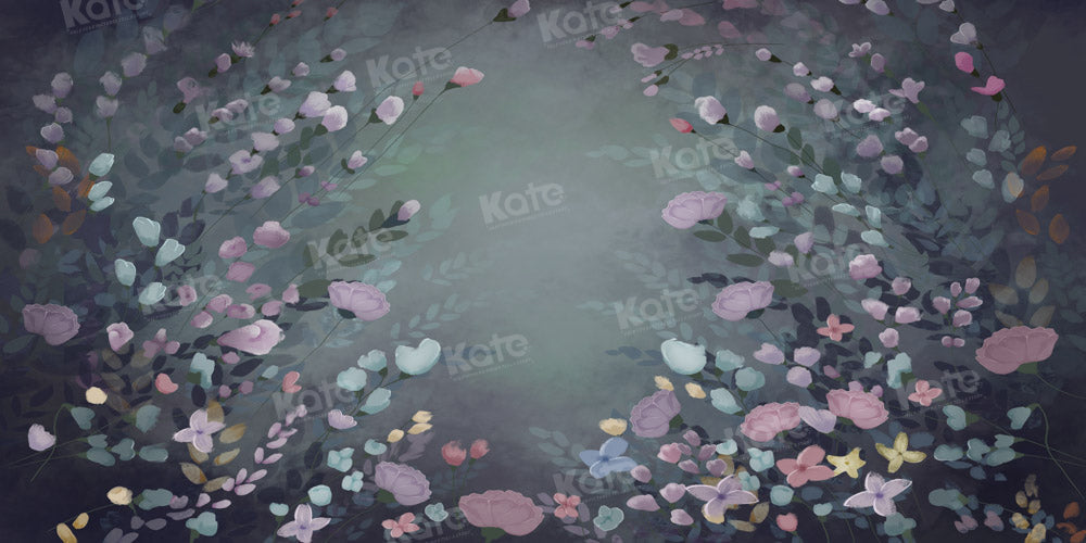 RTS Kate Fine Art Floral Backdrop Designed by GQ (US ONLY)
