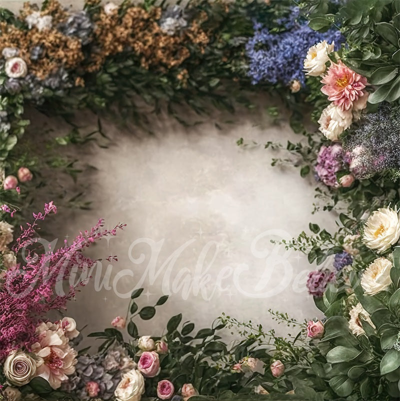 Kate Fine Art Floral Light Backdrop Designed by Mini MakeBelieve