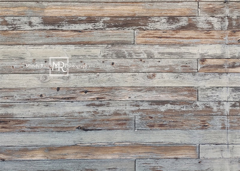 Kate Brown and Gray Textured Horizontal Wood Backdrop Designed by Mandy Ringe Photography