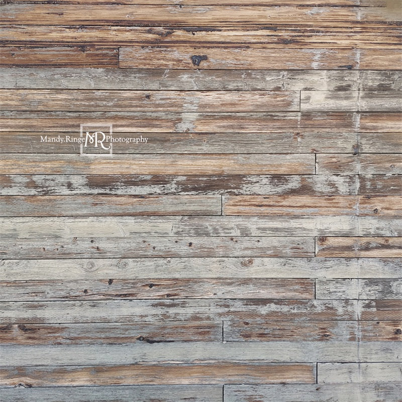 Kate Brown and Gray Textured Horizontal Wood Backdrop Designed by Mandy Ringe Photography