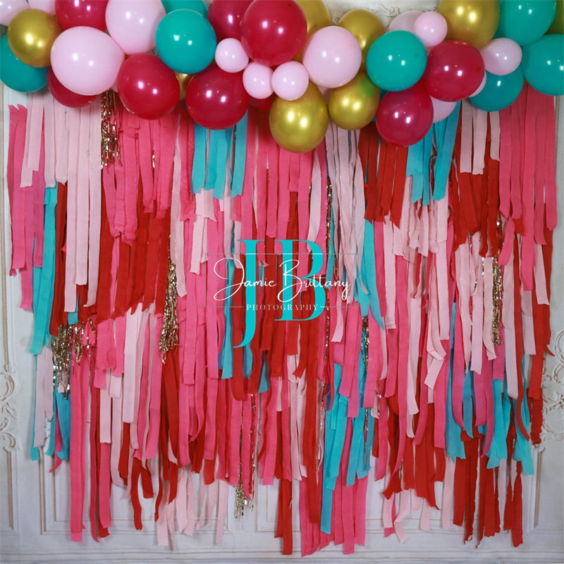 Kate Valentine's Day Lovely Party Wall Backdrop Designed by JB Photography