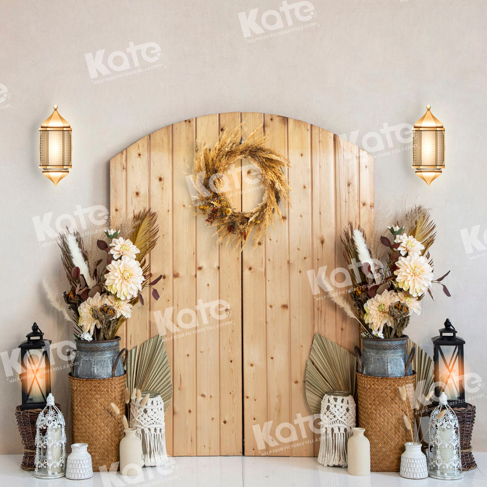 Kate Boho Room Barn Door Backdrop Designed by Emetselch