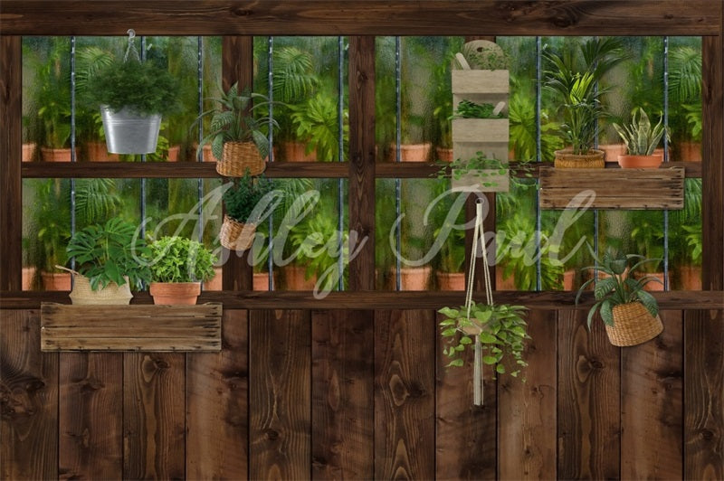 Kate Wood Plants Backdrop Designed by Ashley Paul