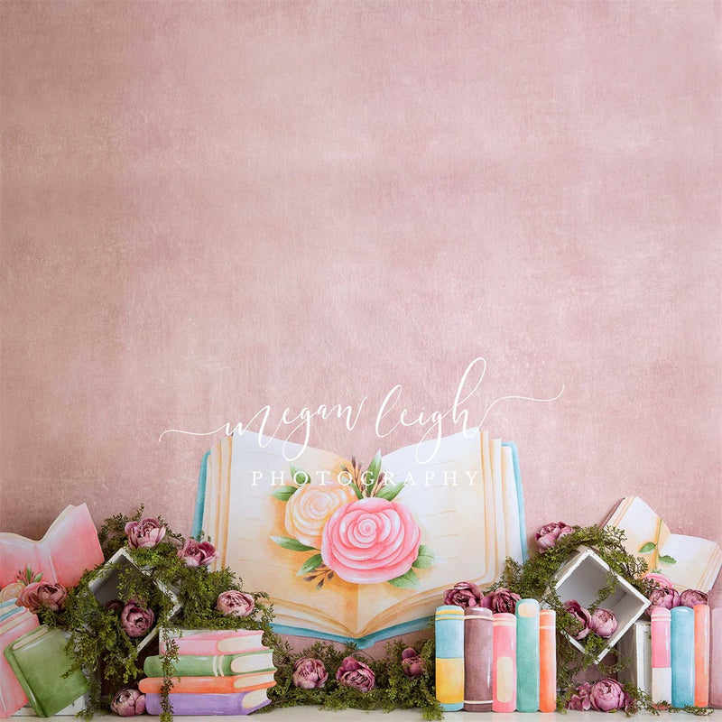 Romantic Vintage Floral Storybook Backdrop