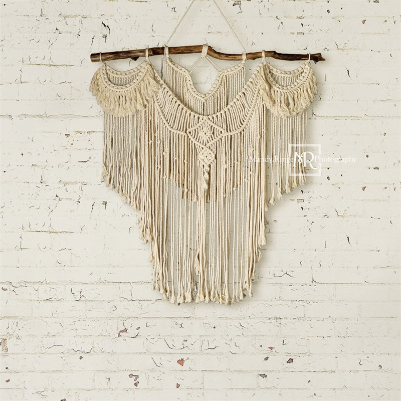 Kate Simple Macrame Wall Hanging Backdrop Designed by Mandy Ringe Photography