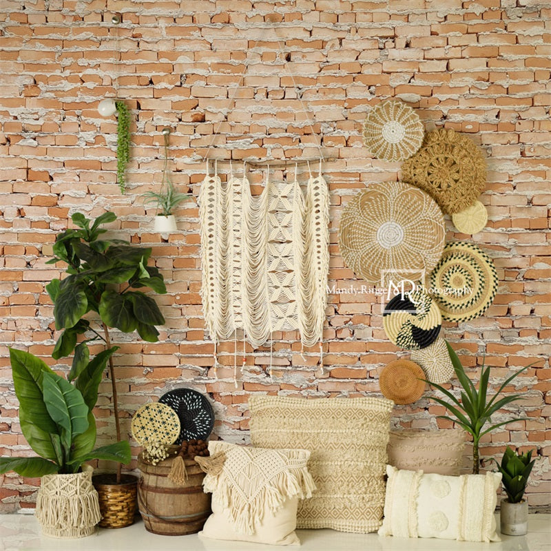 Kate Southwest Boho Macrame Wall Backdrop Designed by Mandy Ringe Photography