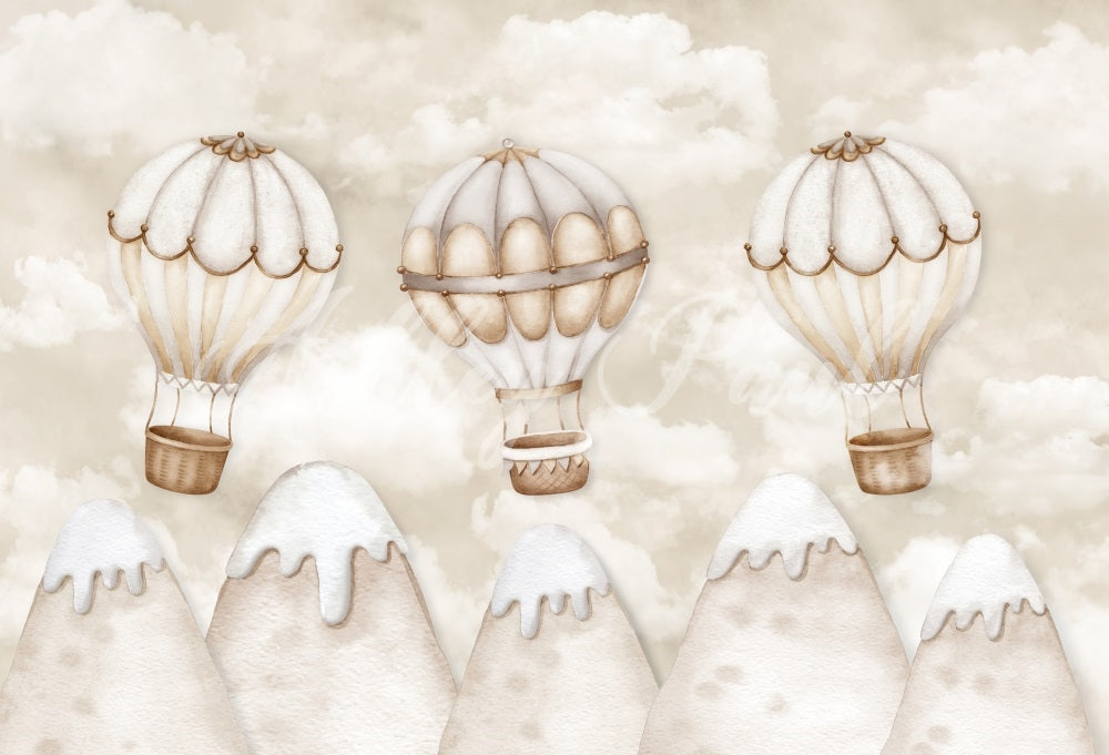 Kate Hot Air Balloon Backdrop Designed by Ashley Paul
