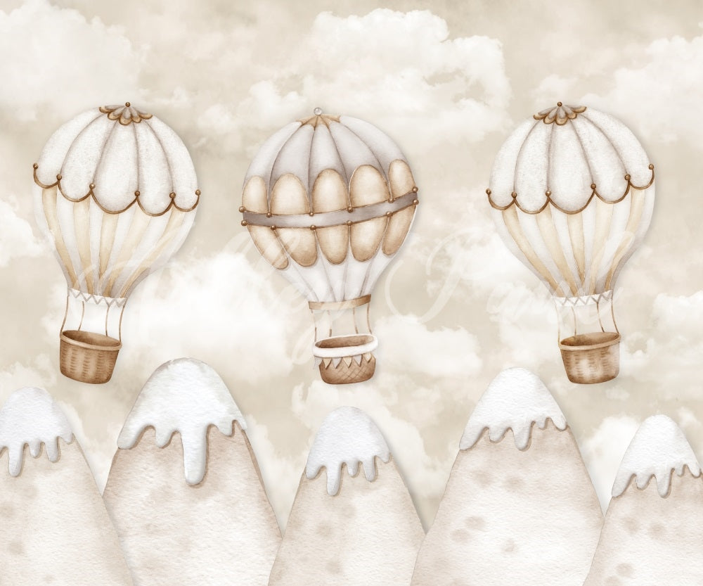 Kate Hot Air Balloon Backdrop Designed by Ashley Paul