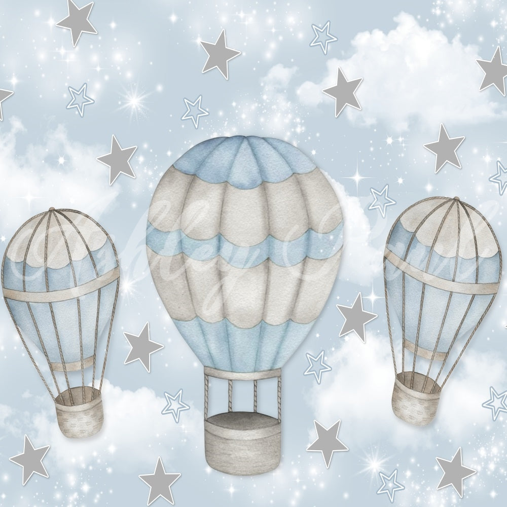 Kate Star Hot Air Balloon Backdrop Designed by Ashley Paul