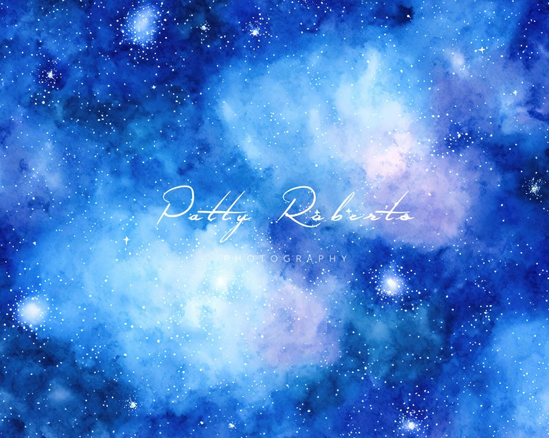 Kate Blue Star Nebula Backdrop Designed by Patty Robert