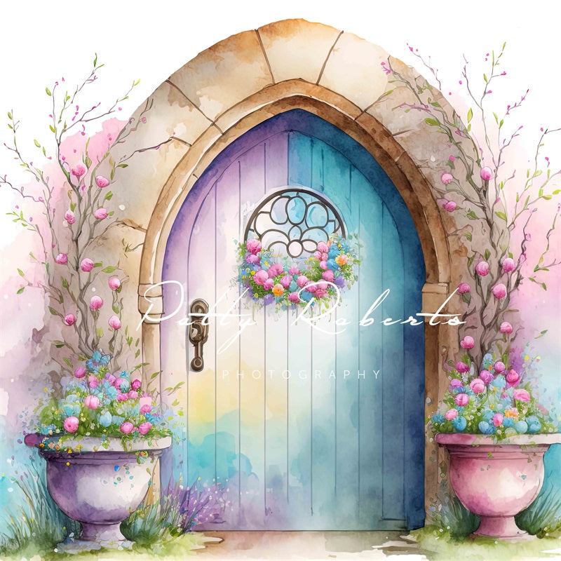 Kate Spring Enchanted Door Backdrop Designed by Patty Robert
