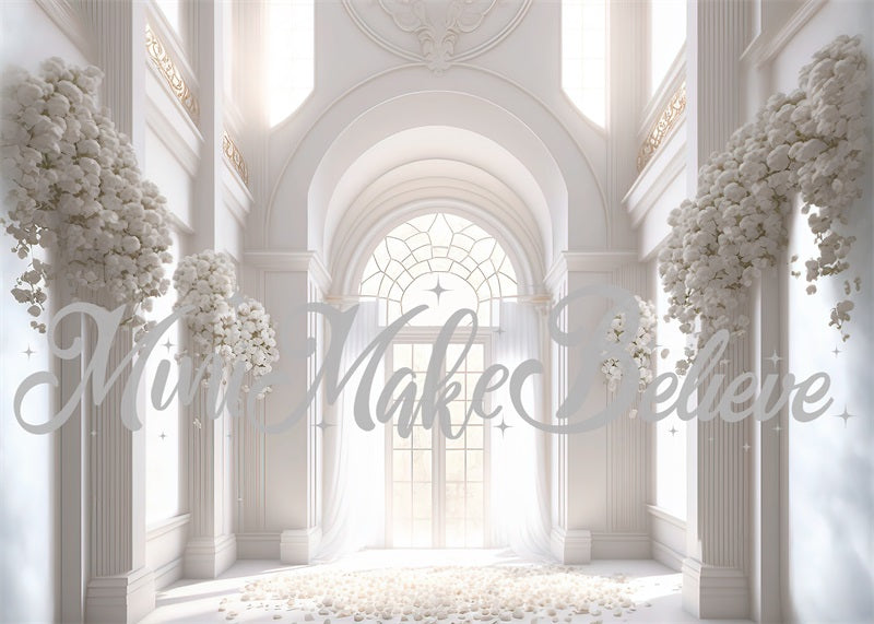 Kate Painted Church Cathedral Wedding Baptism Communion Backdrop Designed by Mini MakeBelieve