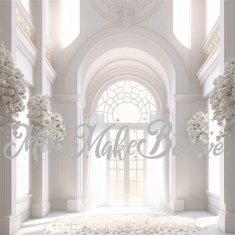 Kate Painted Church Cathedral Wedding Baptism Communion Backdrop Designed by Mini MakeBelieve