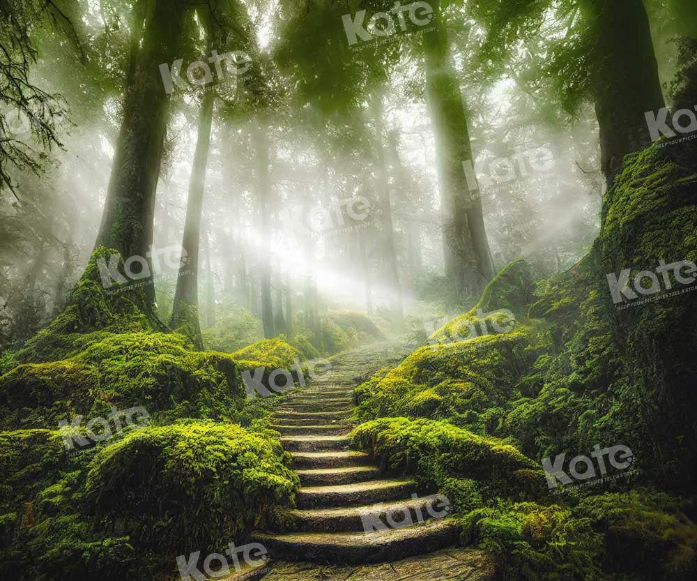 Kate Jungle Path Forest Spring Backdrop Designed by Chain Photography