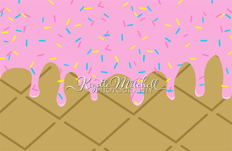 Kate Ice Cream Party Backdrop Designed By Krystle Mitchell Photography
