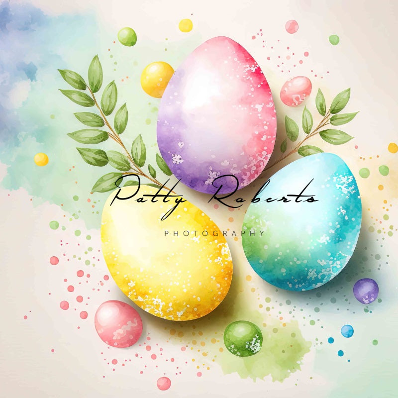 Kate Bright Easter Eggs Backdrop Designed by Patty Robert