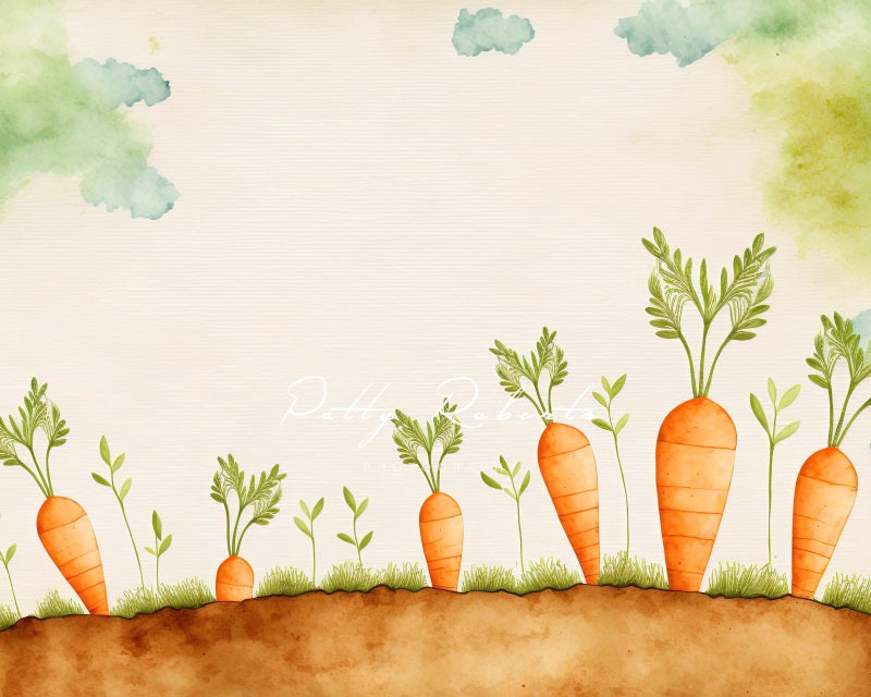 Kate Easter Carrot Patch Backdrop Designed by Patty Robert