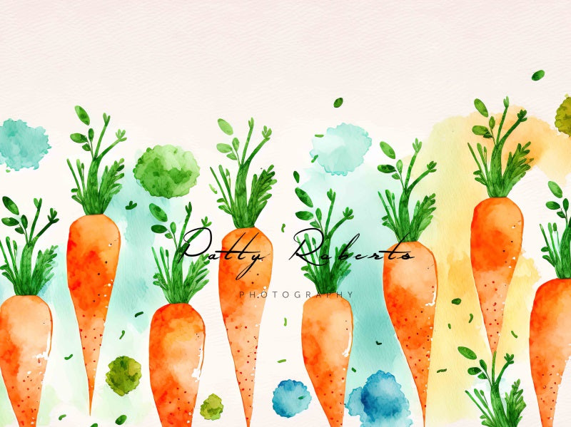 Kate Easter Large Carrots Backdrop Designed by Patty Robert
