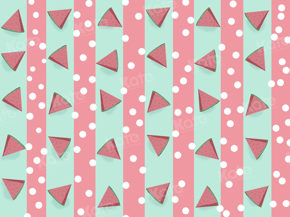 Watermelon Digital Papers And Backgrounds for Summer Scrapbook