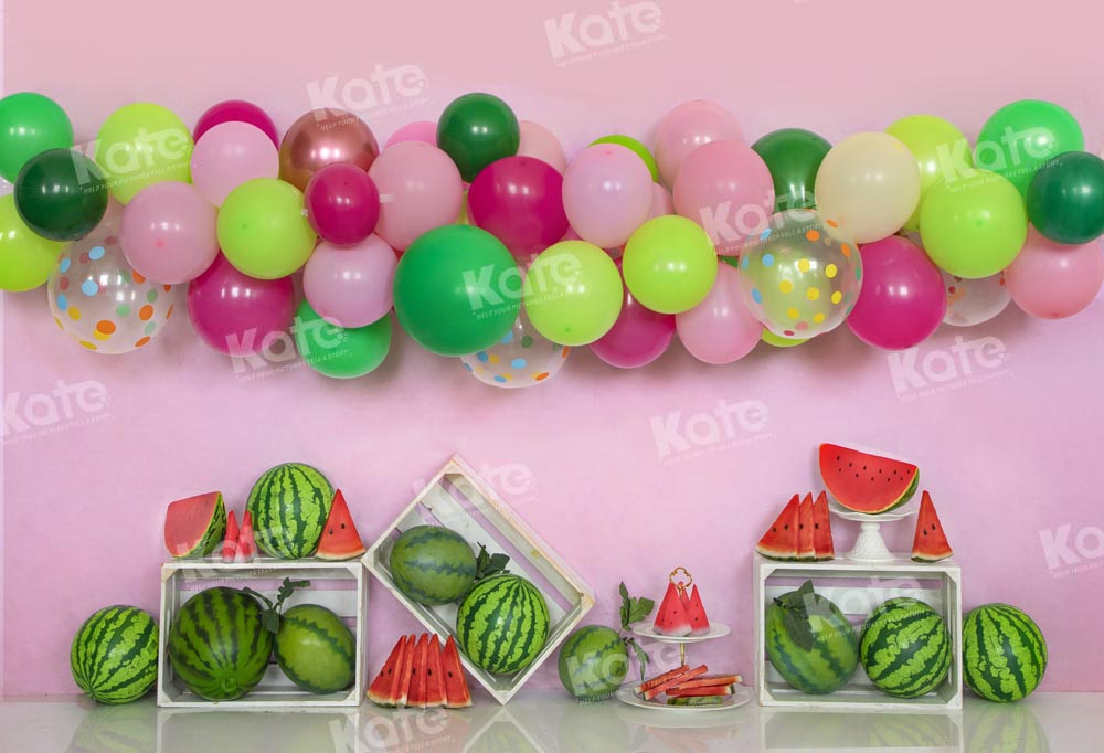 Kate Summer Watermelon Balloon Fruit Backdrop Designed by Emetselch