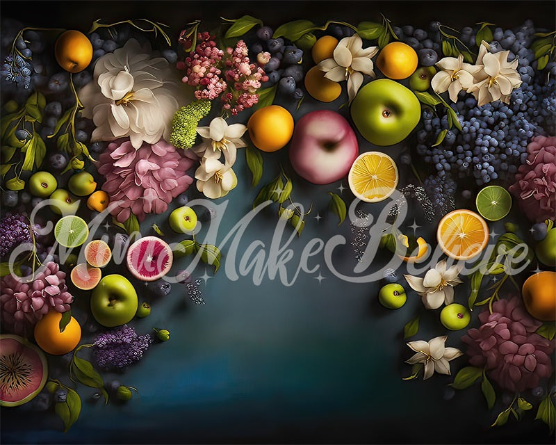 Kate Fine Art Tropical Fruit Floral Wall Backdrop Designed by Mini MakeBelieve