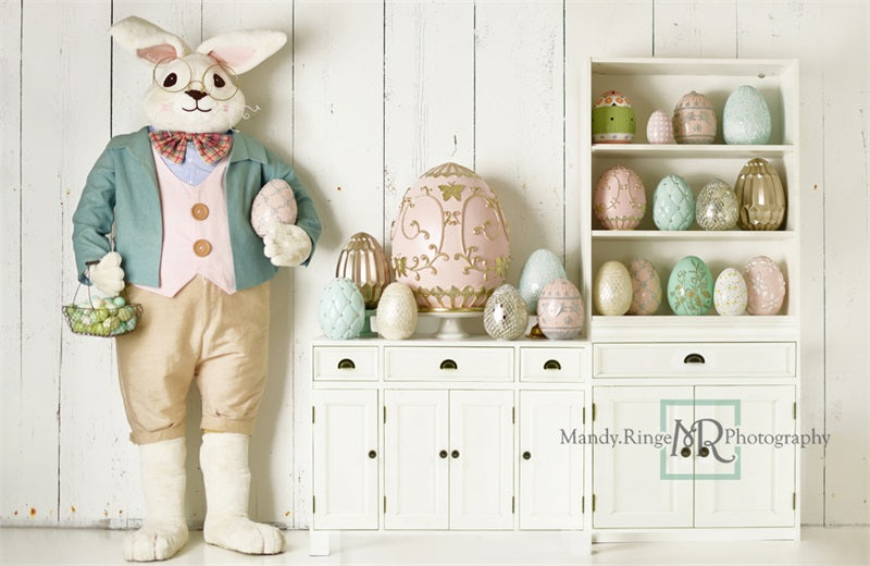 Kate Easter Bunny Kitchen Backdrop Designed by Mandy Ringe Photography
