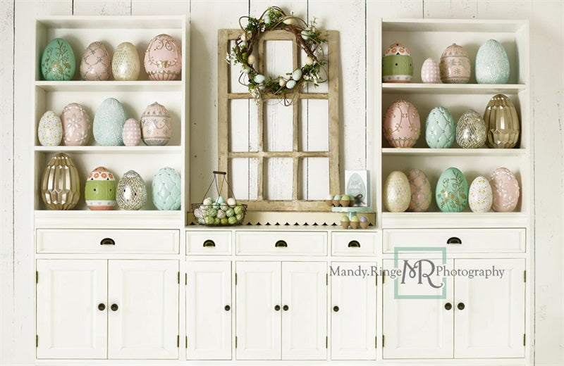 Kate Easter Egg Kitchen Backdrop Designed by Mandy Ringe Photography